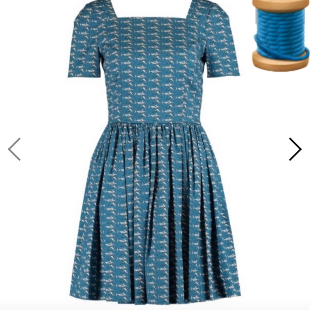 NWT Dolce & Gabbana Dress - fitted, pleated skirt.